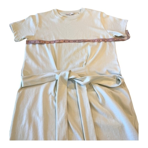 Vince Peruvian Cotton Front Tie Waist T-Shirt Dress Style # V819083502 Small - Picture 6 of 15